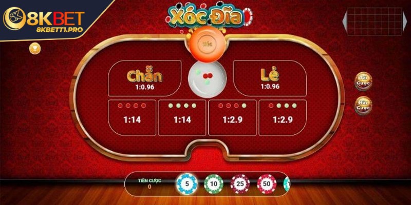 Xóc đĩa - Game cá cược đổi thưởng đáng để trải nghiệm 1 Xóc đĩa là trò chơi cờ bạc được nhiều người ưa chuộng hiện nay